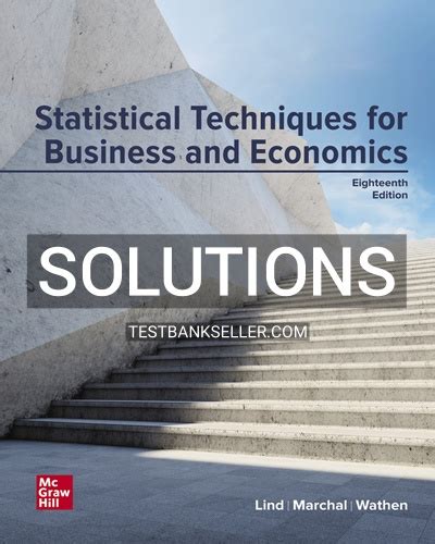 Solutions Statistical Business Lind 13th Edition Epub