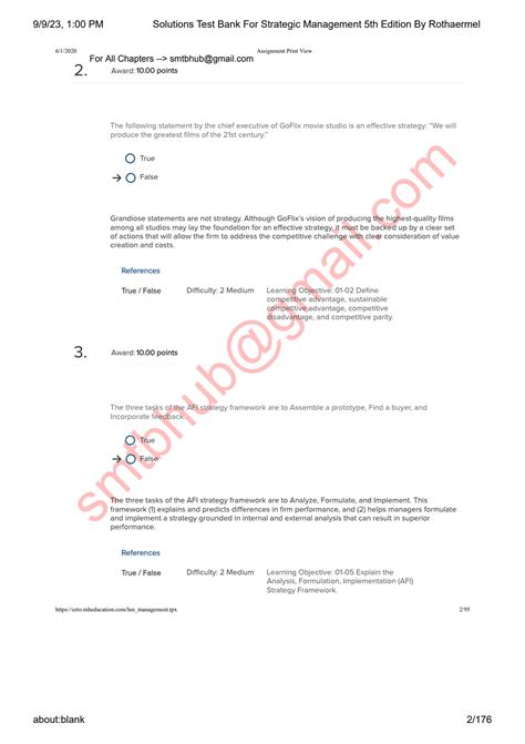 Solutions Test Bank Doc