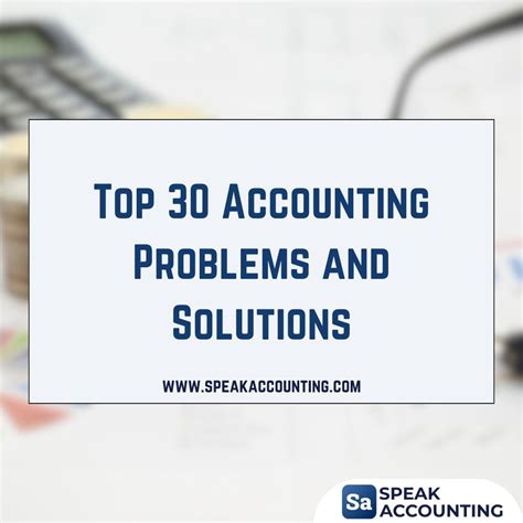 Solutions To Accounting Problems Doc