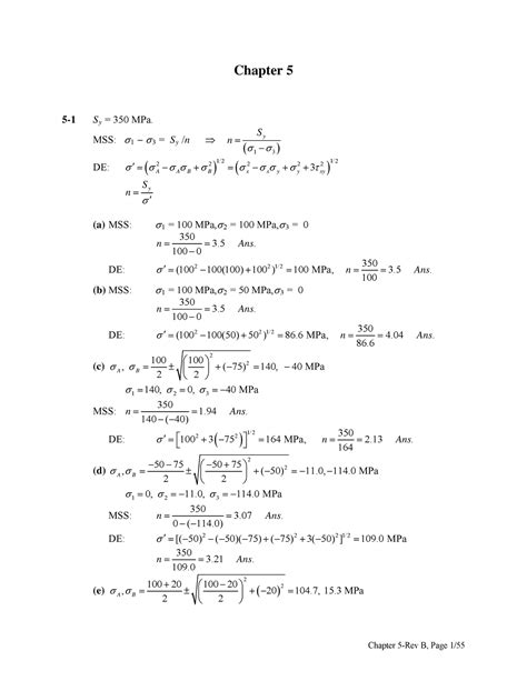 Solutions To Chapter 5 Tulane University Doc