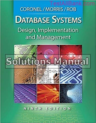 Solutions To Coronel 9th Edition Database System Epub