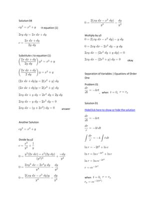 Solutions To Elementary Differential Equations Epub