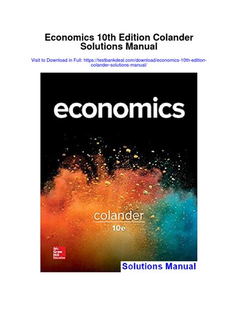 Solutions To Principle Of Economics 10th Edition Epub