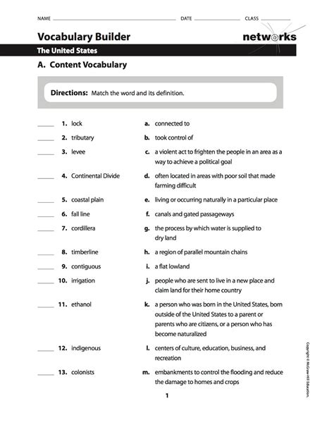 Solutions Vocabulary Builder Key PDF