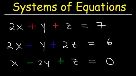 Solve System of Equations with Three Variables on Calculator