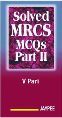 Solved MRCS MCQs Doc