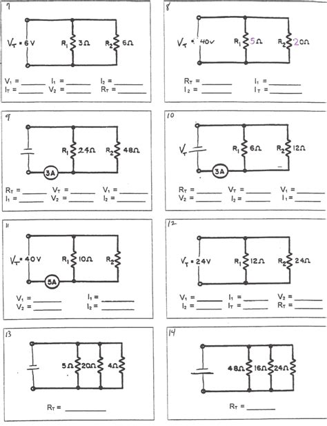 Solving Parallel Circuit Problems Answers Reader