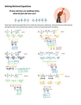 Solving Rational Equations Assignment Answer Key Kindle Editon