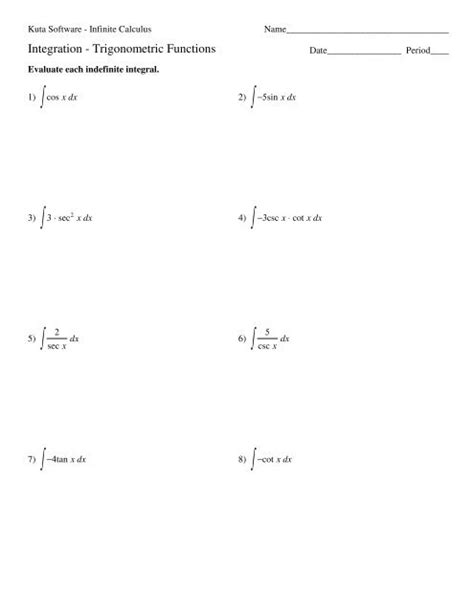 Solving Trigonometric Equations Kuta Software Answers Epub