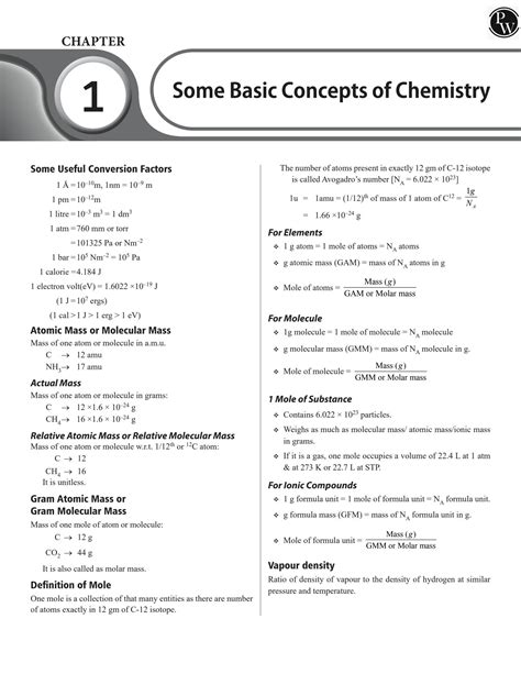 Some Basic Concepts Of Chemistry Solutions PDF