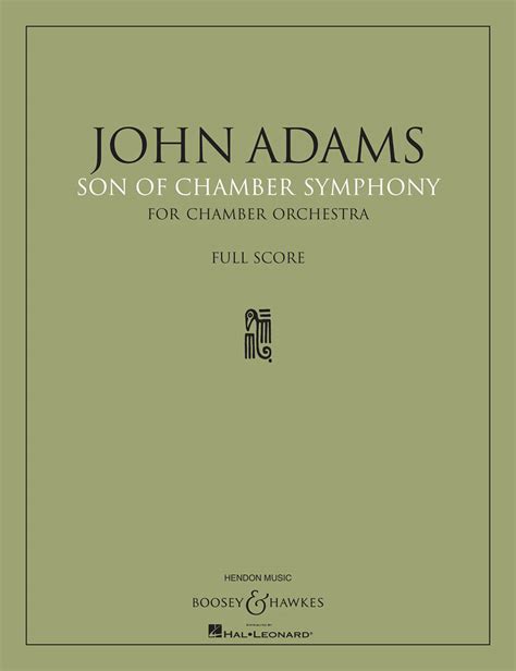 Son of Chamber Symphony Chamber Orchestra Full Score PDF