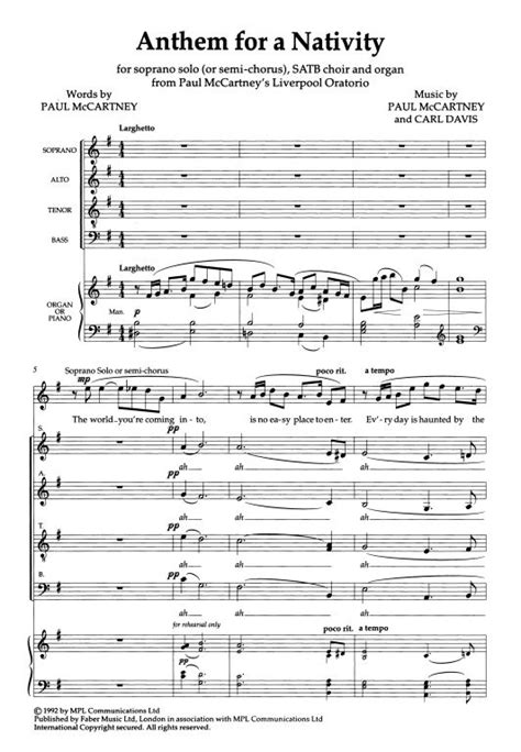 Song of the Manger SATB Accompanied G-462 PDF