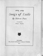 Songs of Exile by Hebrew Poets... Doc