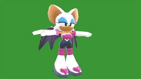 Sonic Adventure 2 Rouge Model: Unleashing the Power of 3D Animation