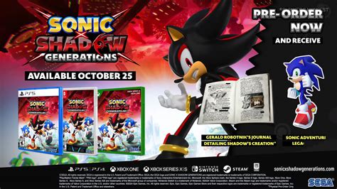 Sonic X Shadow Generations Pre-Order: Uncover the Epic Adventure