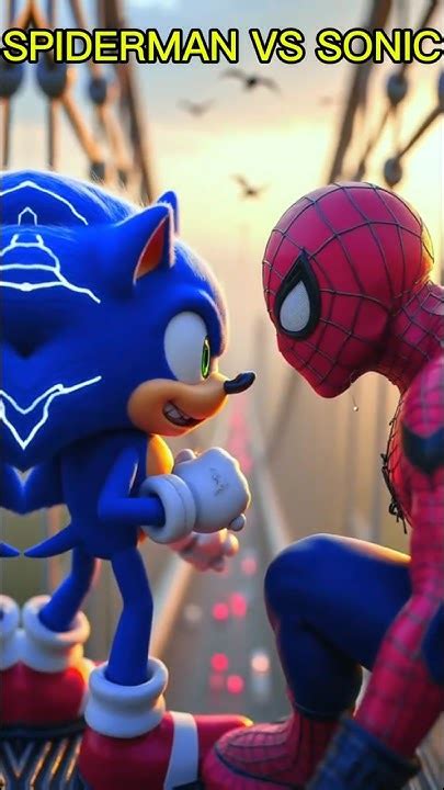 Sonic vs. Spider-Man: Clash of Speed and Agility