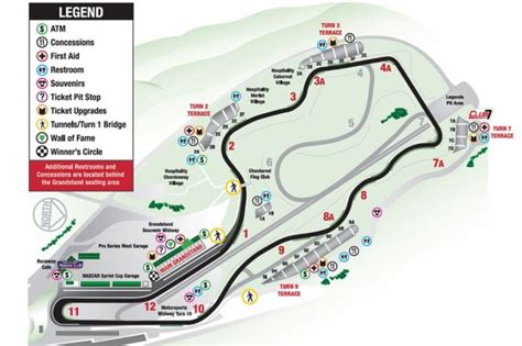 Sonoma Raceway Seating Chart