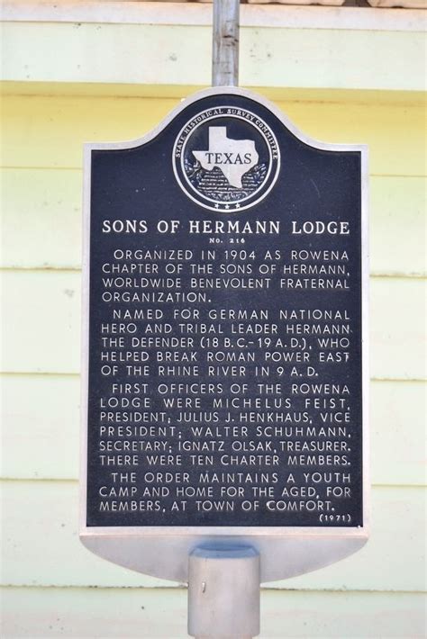 Sons of Hermann Lodge No. 1