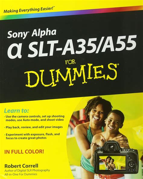 Sony Alpha SLT-A35 A55 For Dummies PDF