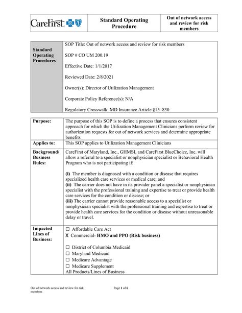 Sop Template Examples