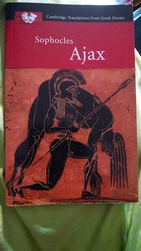 Sophocles Ajax Cambridge Translations from Greek Drama PDF