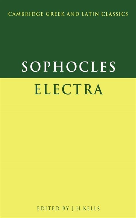 Sophocles Electra Cambridge Greek and Latin Classics Kindle Editon