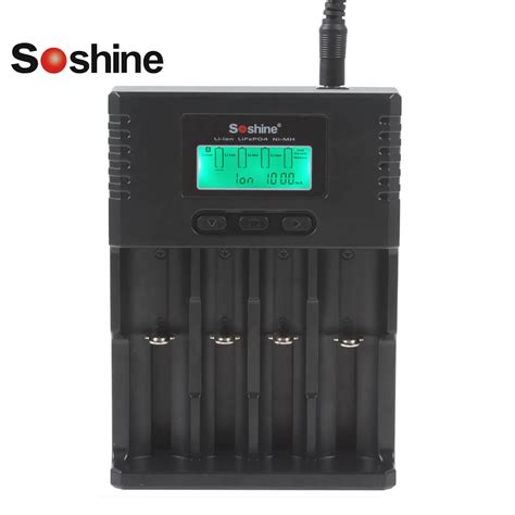 Soshine Battery Charger Display Output Reader