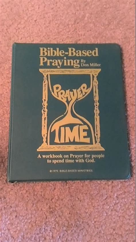 Soul Praying Prayer Time A Workbook on Prayer for People to Spend Time with God Reader