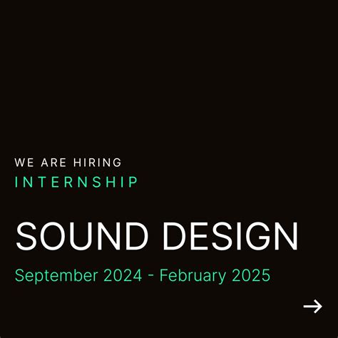 Sound Design Internship: Uncover the Hidden World of Audio Creation