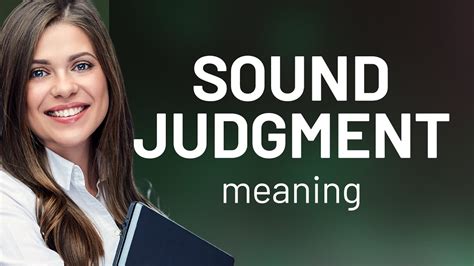 Sound Judgement Epub