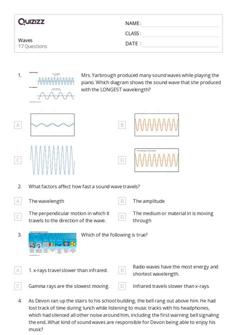 Sound Waves 7 Unit Answers Doc