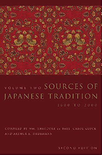 Sources of Japanese Tradition 1600 to 2000 Introduction to Asian Civilizations Doc