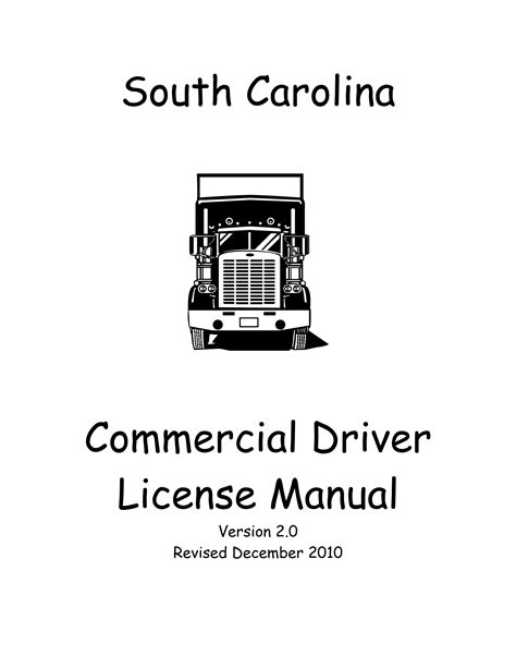 South Carolina Cdl Handbook Audio Ebook Epub