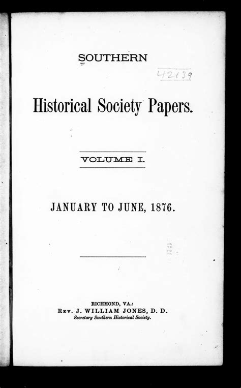 Southern Historical Society Papers Epub