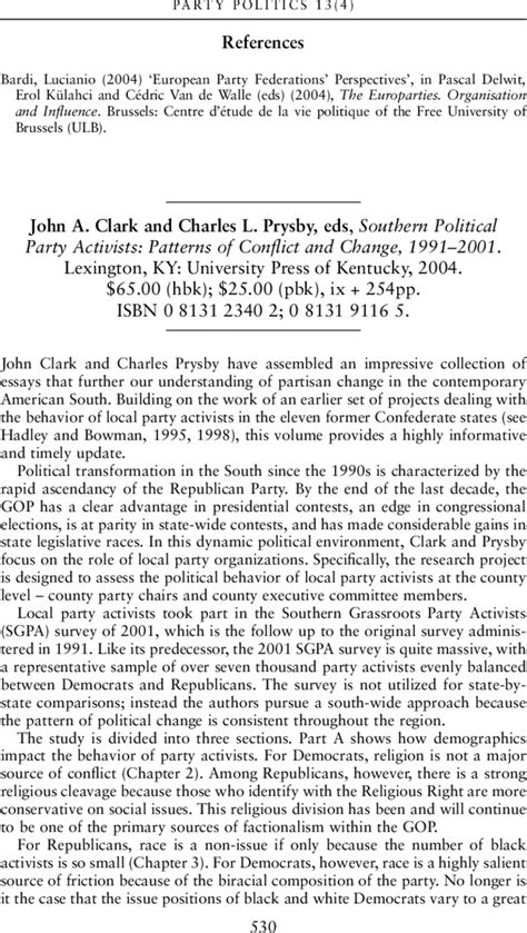 Southern State Party Organizations and Activists Epub