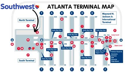 Southwest Airlines Atlanta Terminal Overview