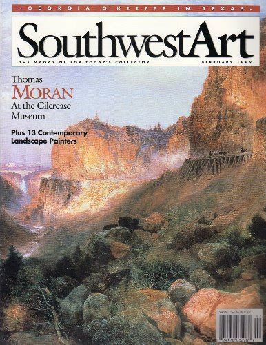 Southwest Art February 1998 THOMAS MORAN AT THE GILCREASE MUSEUM