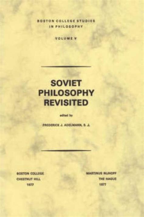 Soviet Philosophy Revisited Epub
