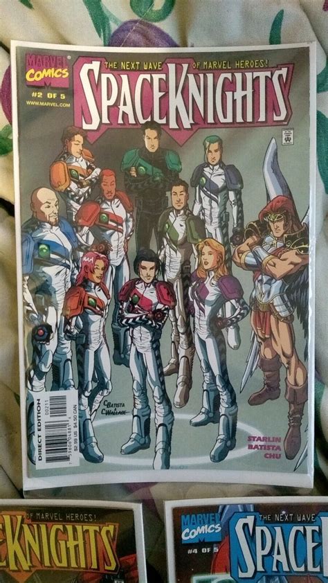 SpaceKnights 1234 and 5 of 5 Set 2000 by Starlin and Batisita The NEXT WAVE of Marvel Heroes ~ ROM Volume 1 Doc