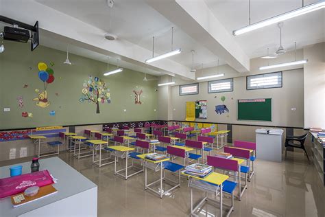 Spacious classrooms: