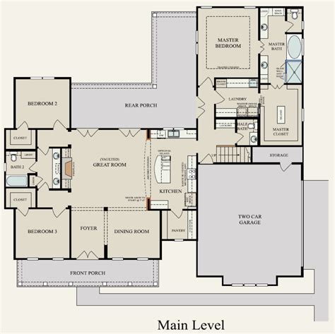 Spacious floor plans: