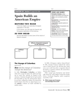 Spain Builds An American Empire Answer Key Ebook Doc