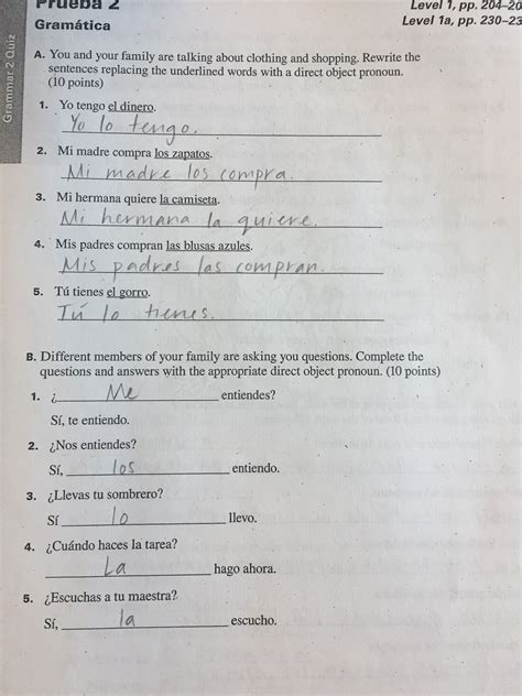 Spanish 1 Aventura Work Answers Reader