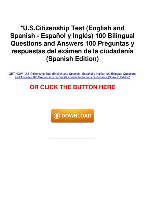 Spanish Citizenship Questions And Answers Epub