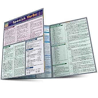 Spanish Verbs Laminated Reference Guide Quick Study Academic PDF