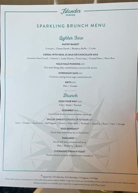 Sparkling Brunch Options