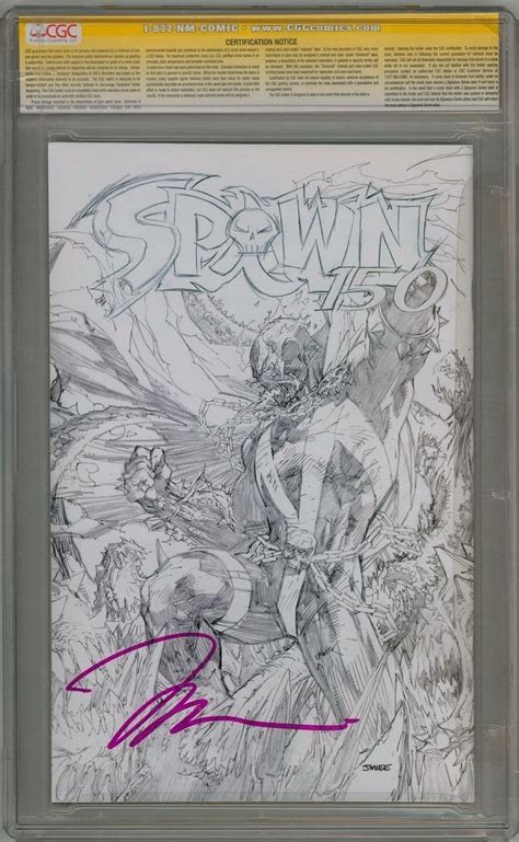 Spawn 150 Retailer Incentive Sketch Variant by Todd McFarlane and Jim Lee Kindle Editon