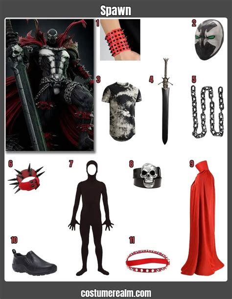 Spawn Costumes: Dive into the Realm of Hellish Elegance