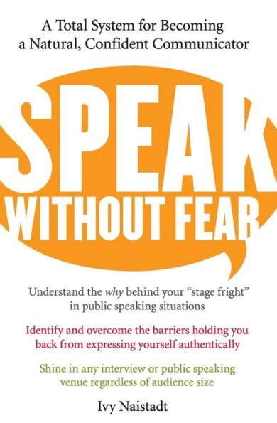 Speak Without Fear A Total System for Becoming a Natural Confident Communicator Kindle Editon