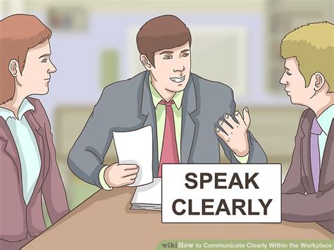 Speak clearly and concisely.